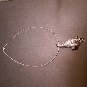 E & L Sterling Silver Electroform Necklace